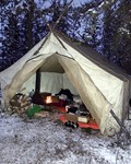 The author's November whitetail camp.